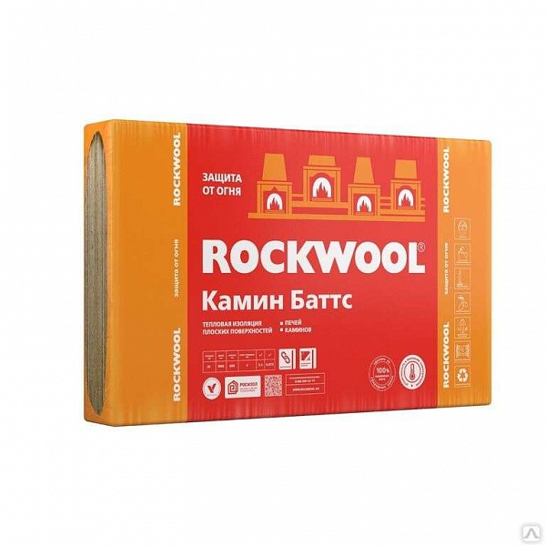 Rockwool КАМИН БАТТС 1000x600x30 38пач./пал.