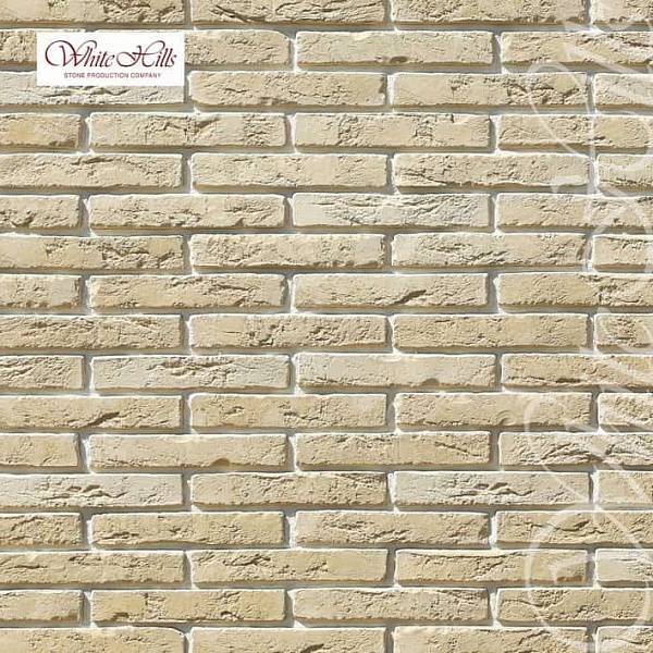 380-10 White Hills Кирпич «Остия Брик» (Ostia Brick), бежевый, плоскостной.