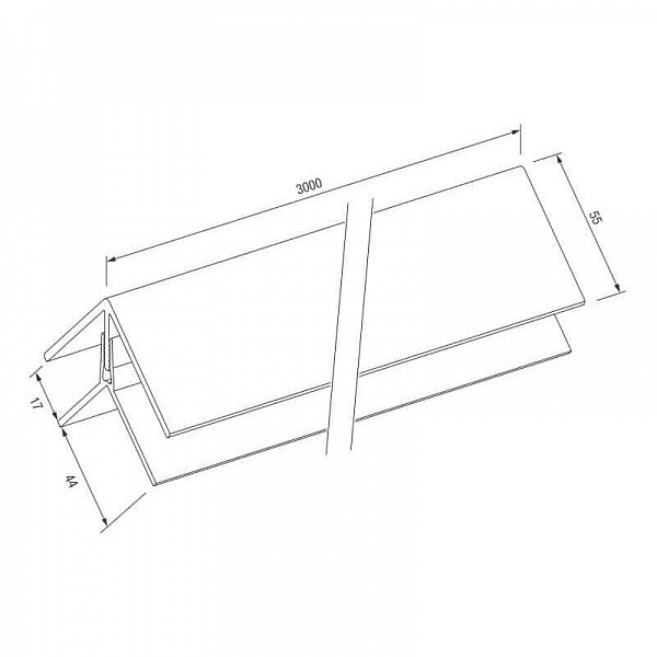 VOX FS-222 угол универсальный QUARTZ GREY 3м