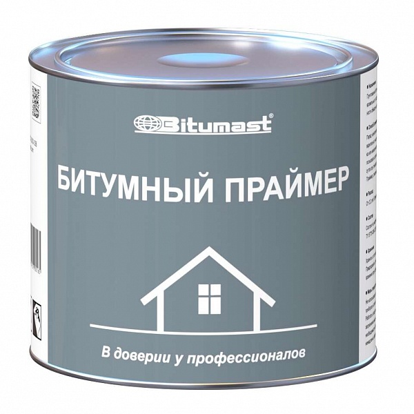 BITUMAST Праймер битумный, 1,8 кг / металл